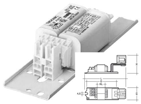 Vossloh Konventionelles Vorschaltgerät VVG KVG 1x 25 Watt 25W : :  Baumarkt